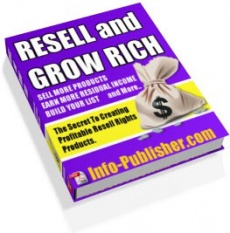 Ebook cover: Resell And Grow Rich