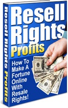 Ebook cover: Resell Rights Profits