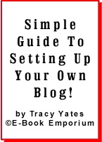 Ebook cover: Simple Guide To Setting Up Your Own Blog
