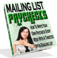 Ebook cover: Mailing List PayChecks