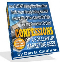 Ebook cover: Confessions of a Follow Up Marketing Geek