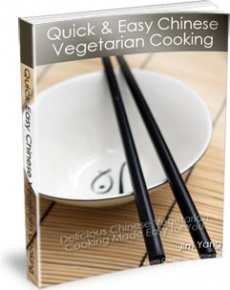 Ebook cover: Quick and Easy Chinese Vegetarian Cooking