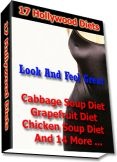Ebook cover: 17 Hollywood Diets