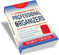 Ebook cover: Ultimate Guide for Professional Organizers