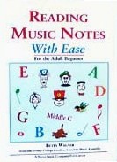 Ebook cover: Reading Music Notes With Ease for the Adult Beginner