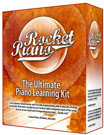 Ebook cover: Rocket Piano