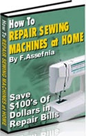 Ebook cover: How to Repair Sewing Machine at Home!
