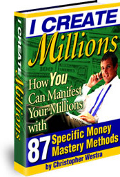 Ebook cover: I Create Millions