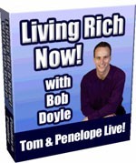Ebook cover: Living Rich Now! with Bob Doyle